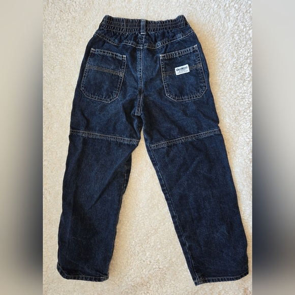 Vintage OshKosh B'gosh Boys 90's Double Knee Skater Navy Denim Jeans - Picture 2 of 3
